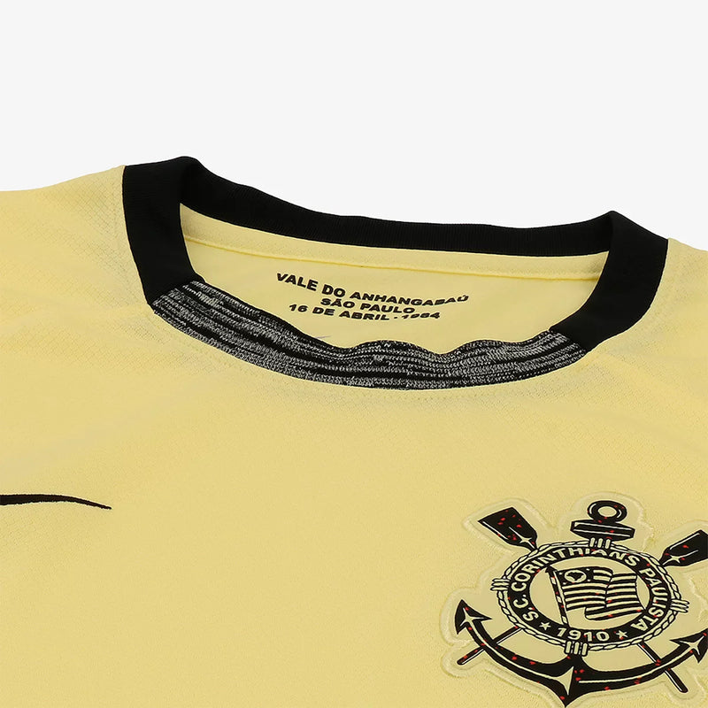 camisa bege do corinthians third III 2023