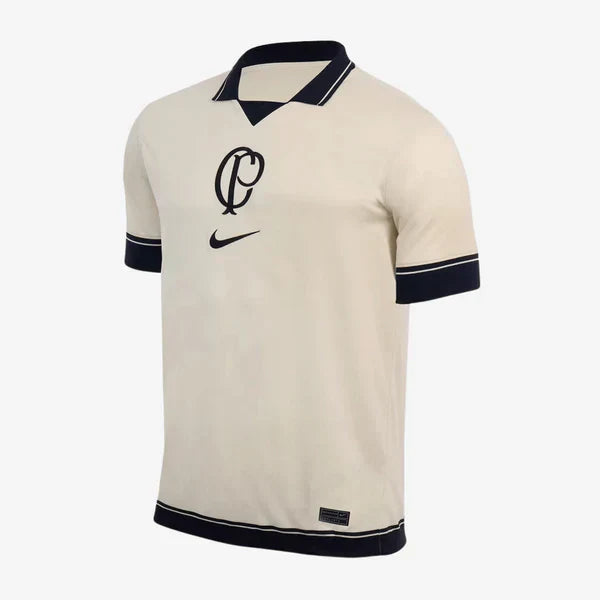 novo manto corinthians camisa iv fourth bege 2023 2024