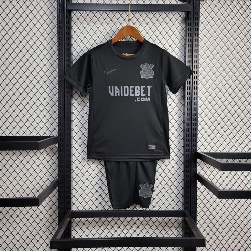 Kit Infantil Corinthians II 2024/25 + PERSONALIZAÇÃO GRÁTIS