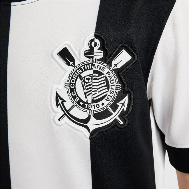 Kit Infantil Corinthians III 2024/25 + PERSONALIZAÇÃO GRÁTIS